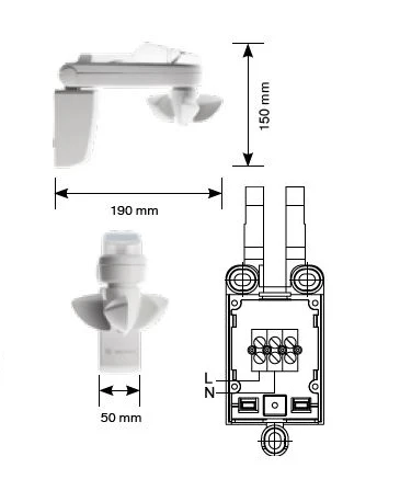 Becker - Centronic SensorControl SC911 , Sonnen-Wind-Regen-Sensor Funk