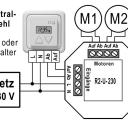 WTS - Steuer-Relais R2-U-230, für 2 Motor ohne Einzelbedienung