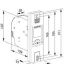 Rademacher - RolloTron Standart Minigurt 1340-UW  Ultraweiss Gurtwickler zur UP-Montage