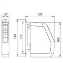 Rademacher - RolloTron Standard 1510-UW 23mm Gurtwickler zur AP-Montage